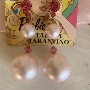 ☆TARINA TARANTINO×Barbie☆コラボ ピアス Tarina Tarantino Barbie Doll Gold Label 2008 Limited Edition